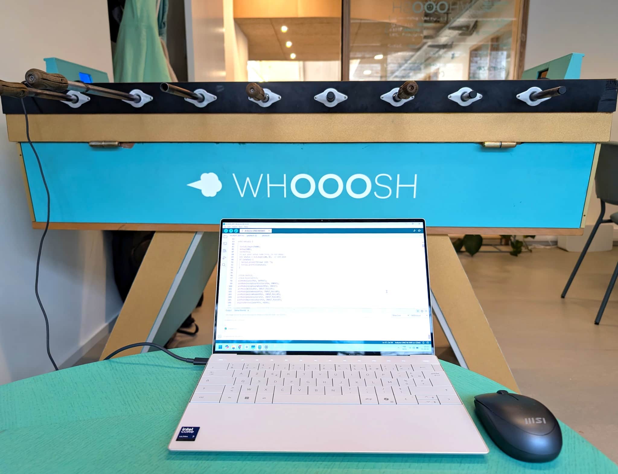 Digital meets foosball